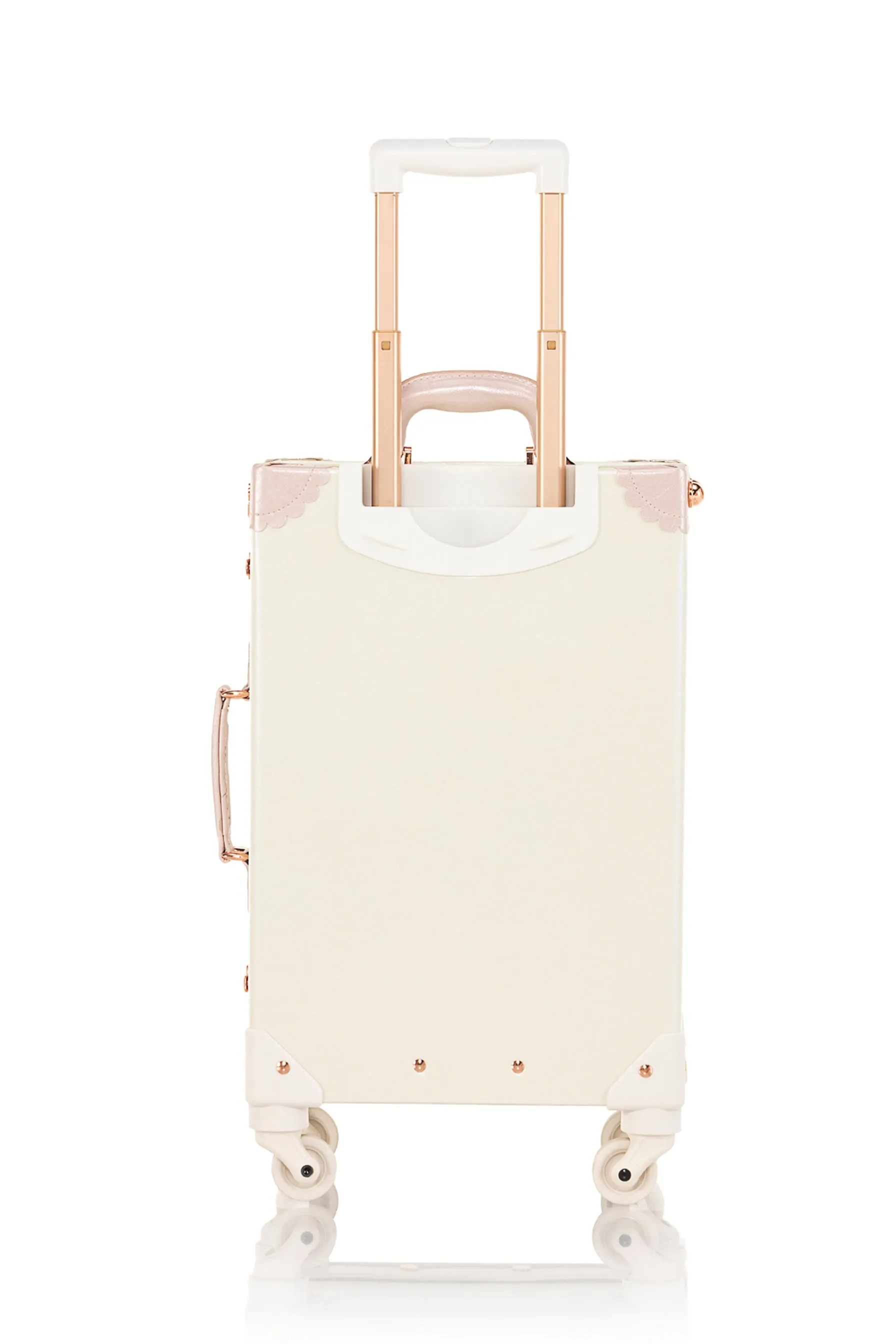 (Outlet) SarahFace Spinner Suitcase - Embroidery Cream White