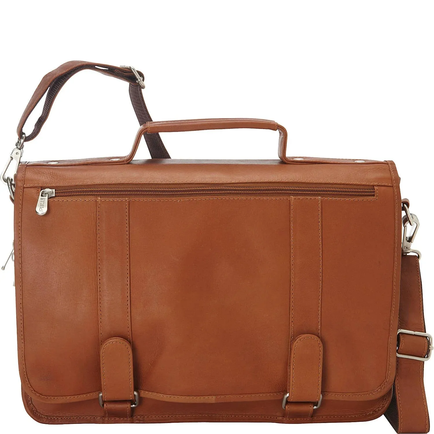 Piel Double Loop Expandable Laptop Briefcase