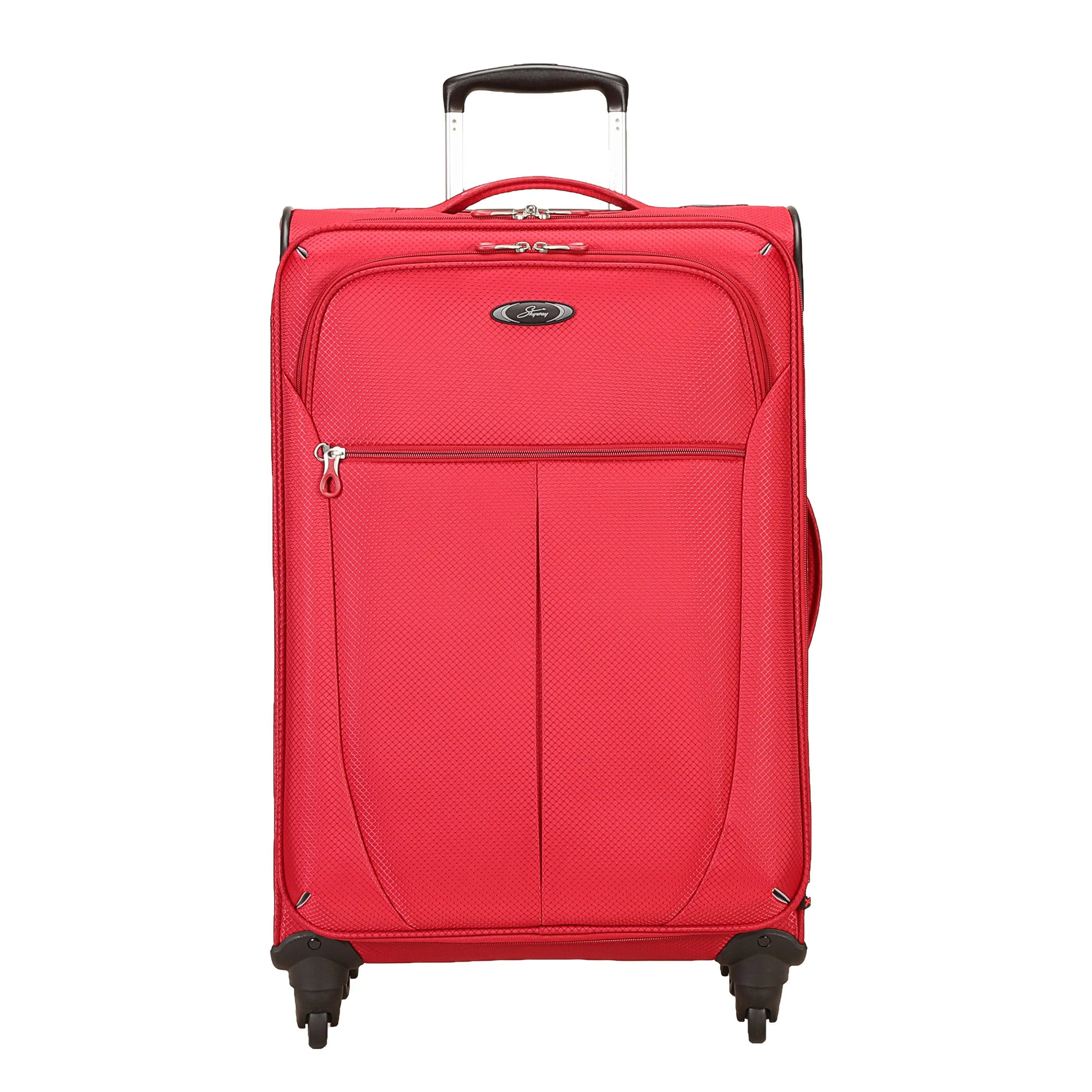 Skyway Luggage Mirage Superlight 2-Piece Set | 20" and 24" Expandable Spinners (Formula 1 Red)