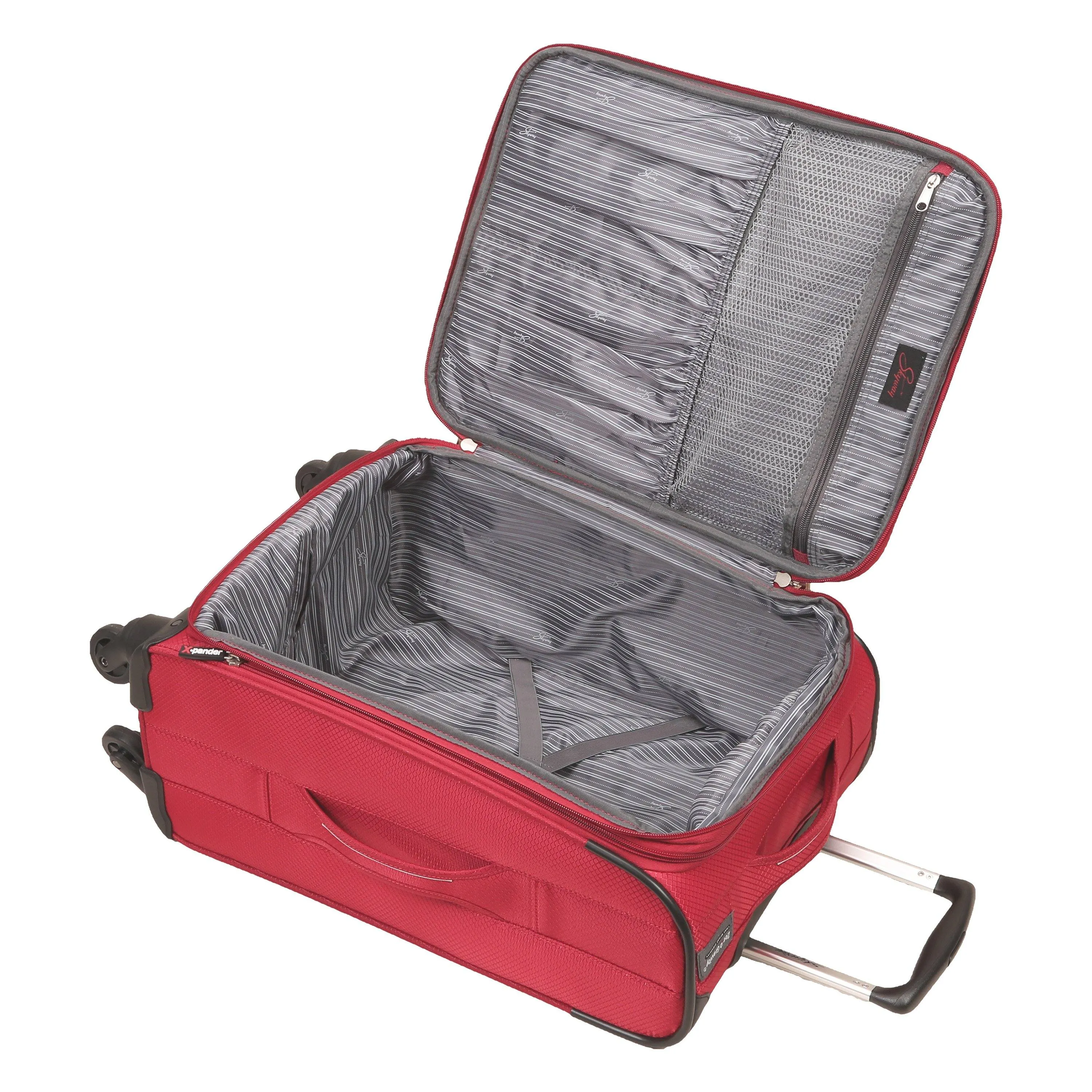 Skyway Luggage Mirage Superlight 2-Piece Set | 20" and 24" Expandable Spinners (Formula 1 Red)