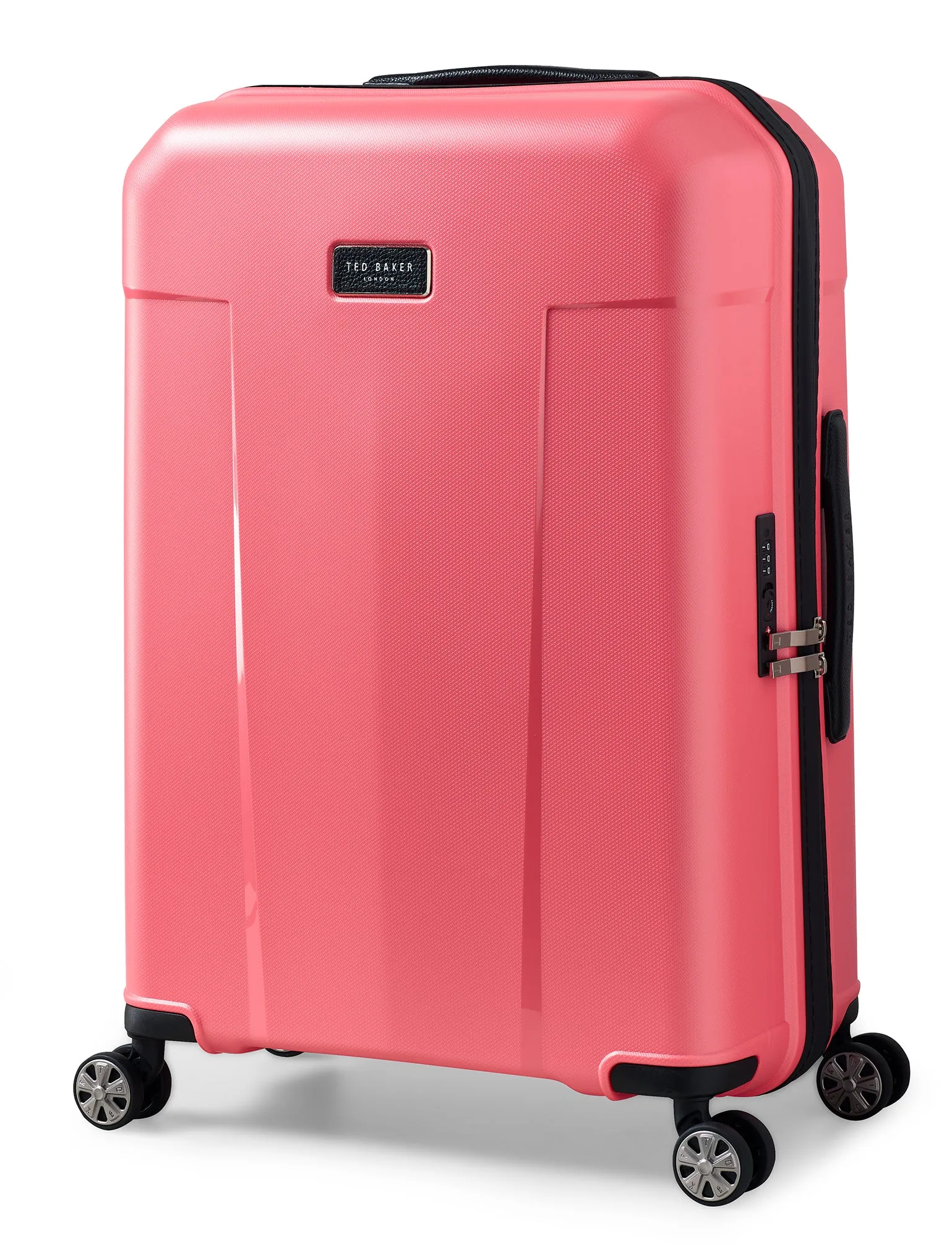Ted baker Ted Baker Flying Colours Hardside Trolley 4 Wheel Spinner, TSA Lock, Lightweight Suitcase, Men and Women