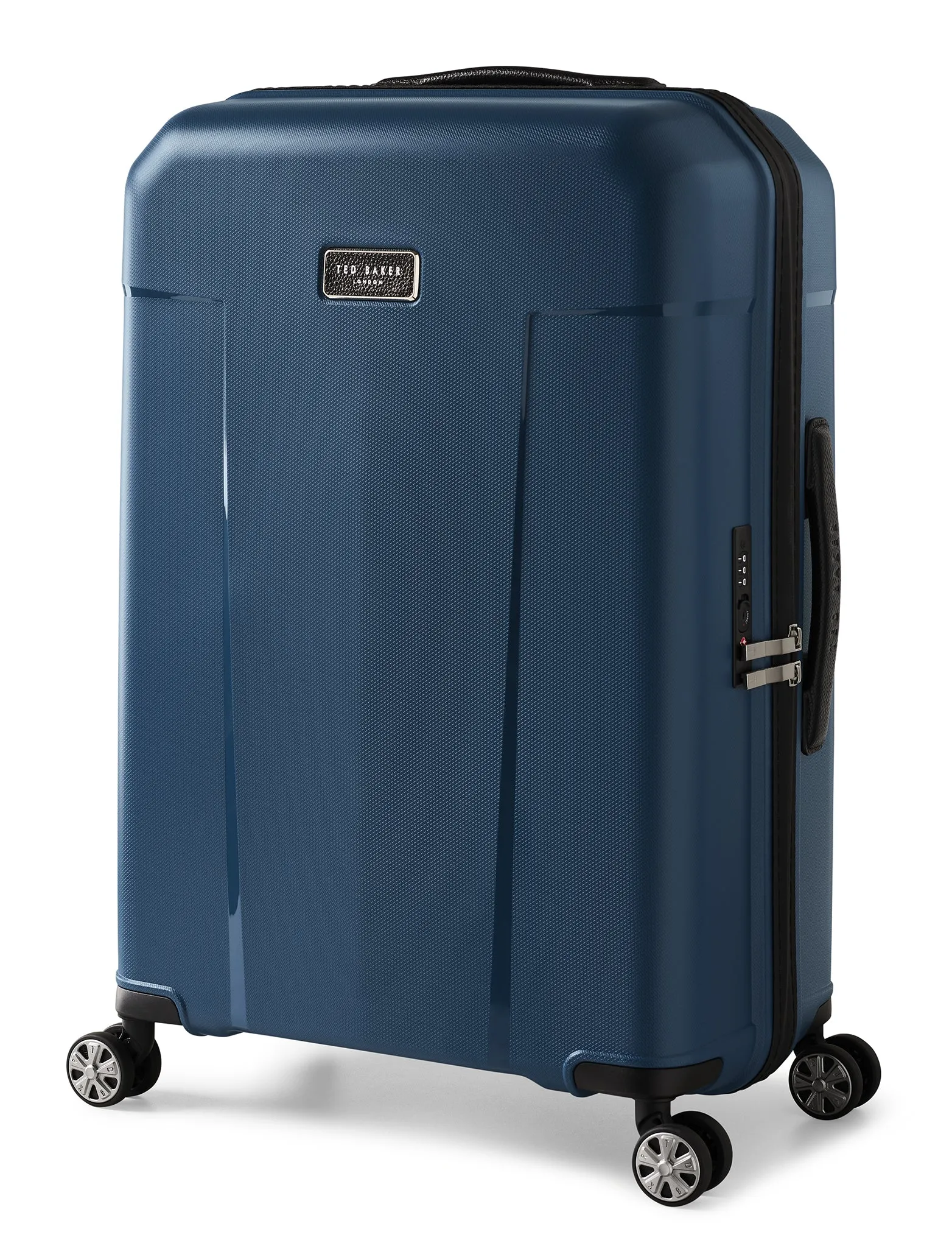 Ted baker Ted Baker Flying Colours Hardside Trolley 4 Wheel Spinner, TSA Lock, Lightweight Suitcase, Men and Women