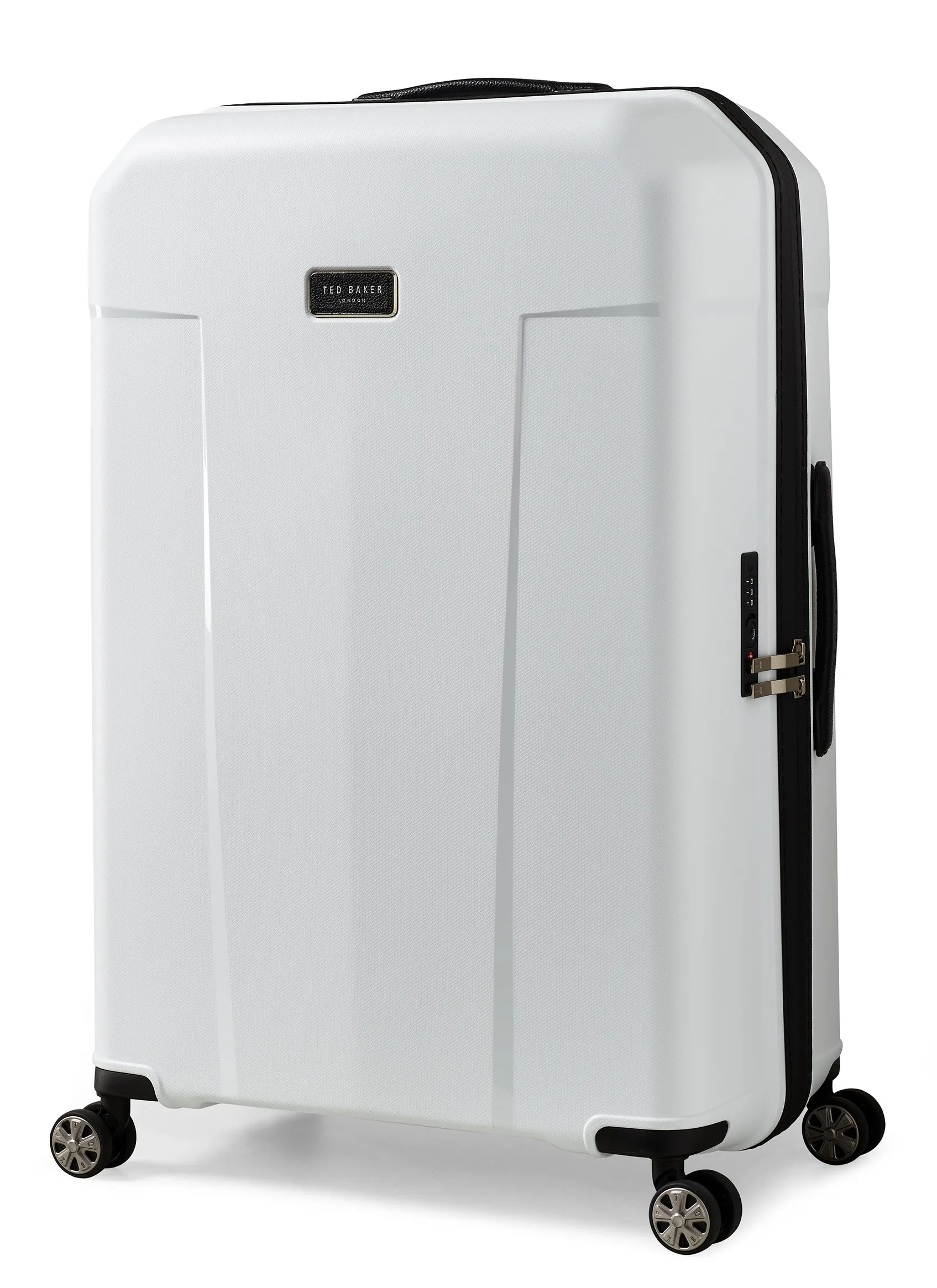 Ted baker Ted Baker Flying Colours Hardside Trolley 4 Wheel Spinner, TSA Lock, Lightweight Suitcase, Men and Women