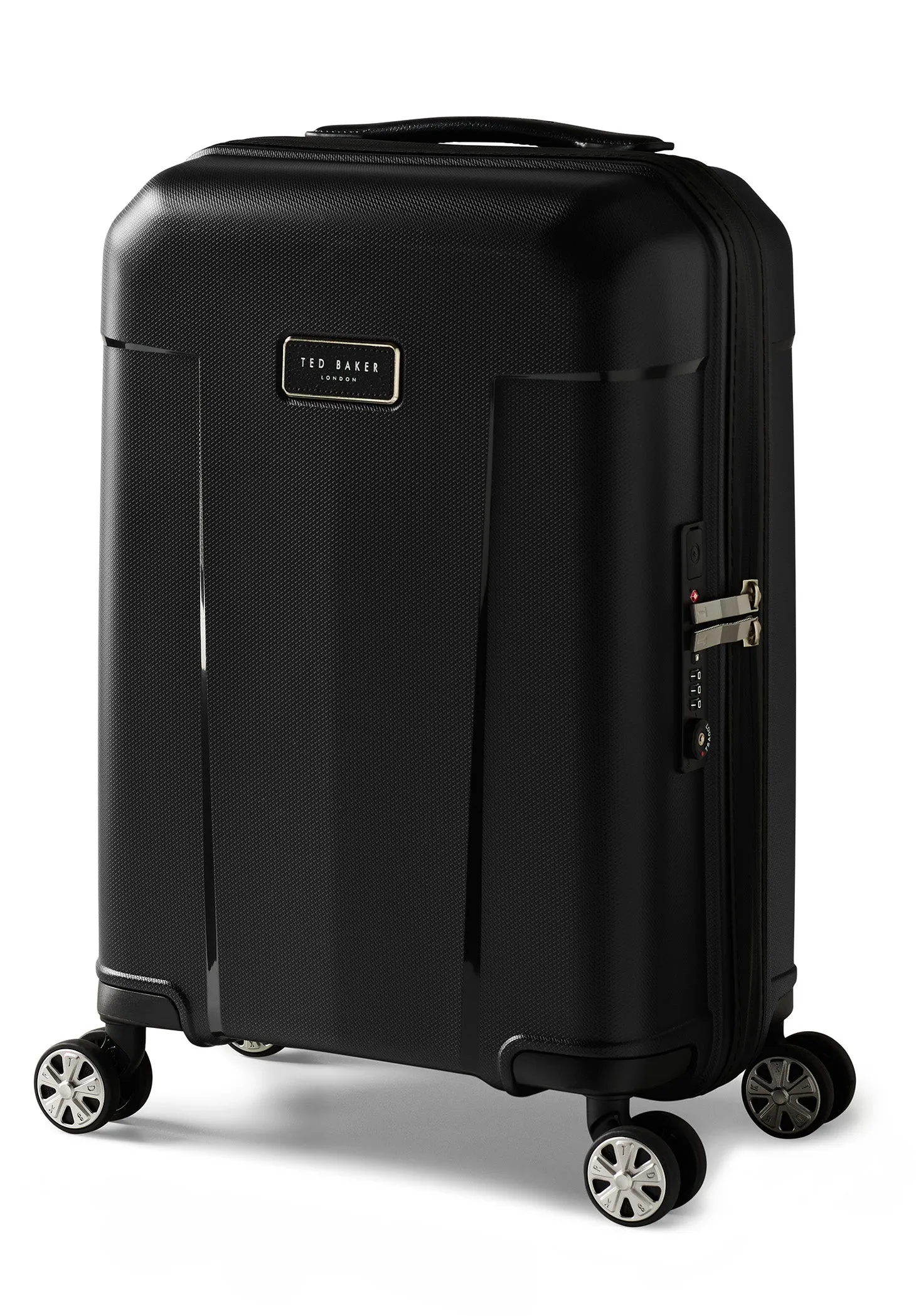 Ted baker Ted Baker Flying Colours Hardside Trolley 4 Wheel Spinner, TSA Lock, Lightweight Suitcase, Men and Women