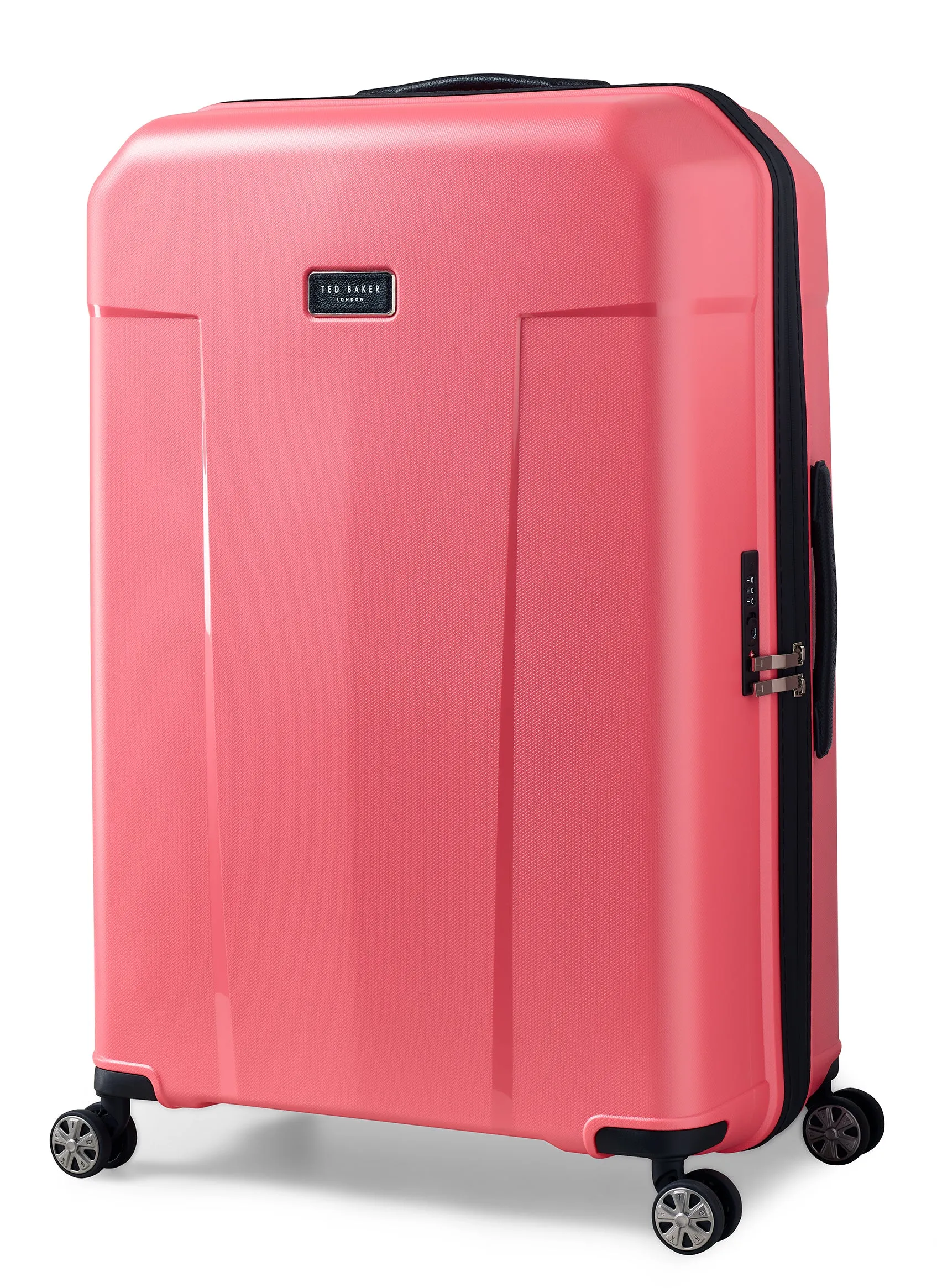 Ted baker Ted Baker Flying Colours Hardside Trolley 4 Wheel Spinner, TSA Lock, Lightweight Suitcase, Men and Women