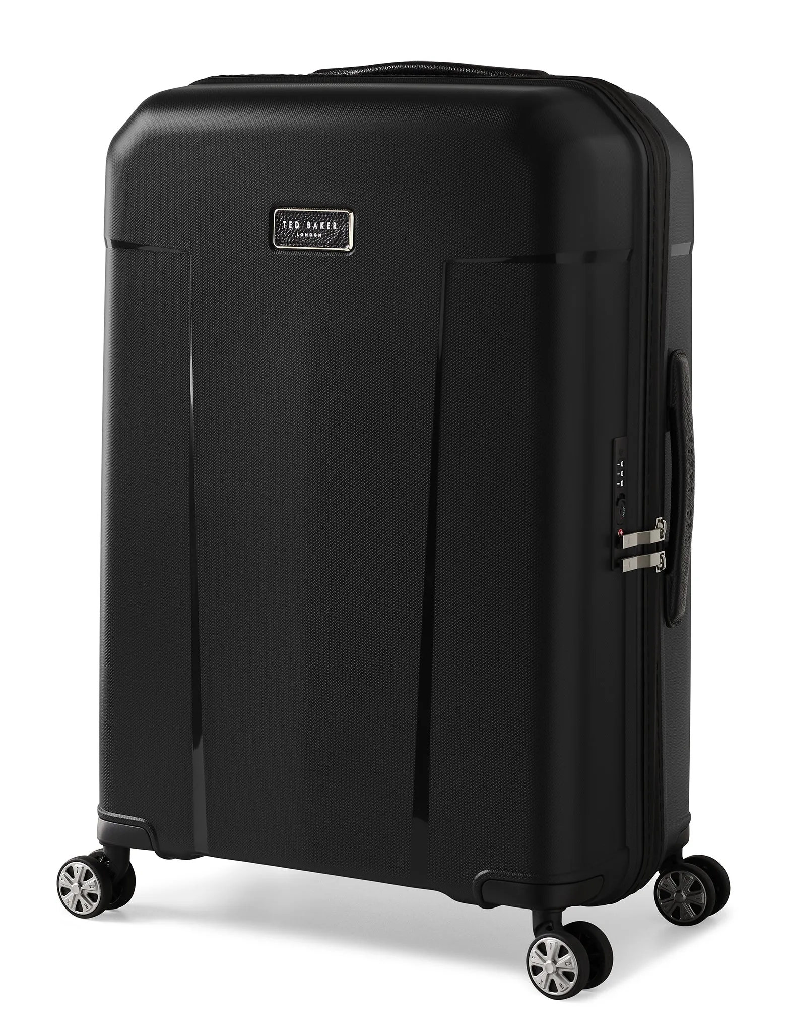 Ted baker Ted Baker Flying Colours Hardside Trolley 4 Wheel Spinner, TSA Lock, Lightweight Suitcase, Men and Women