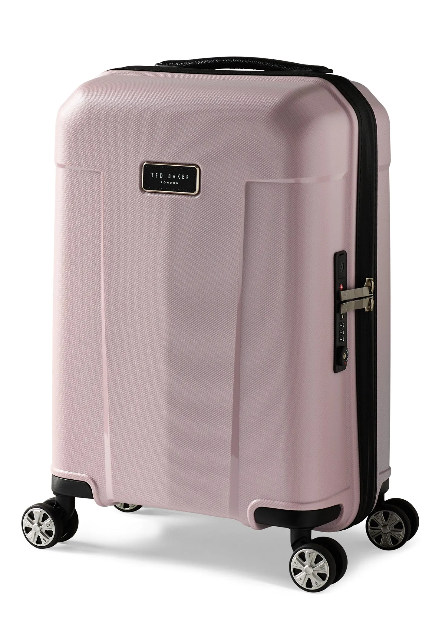 Ted baker Ted Baker Flying Colours Hardside Trolley 4 Wheel Spinner, TSA Lock, Lightweight Suitcase, Men and Women