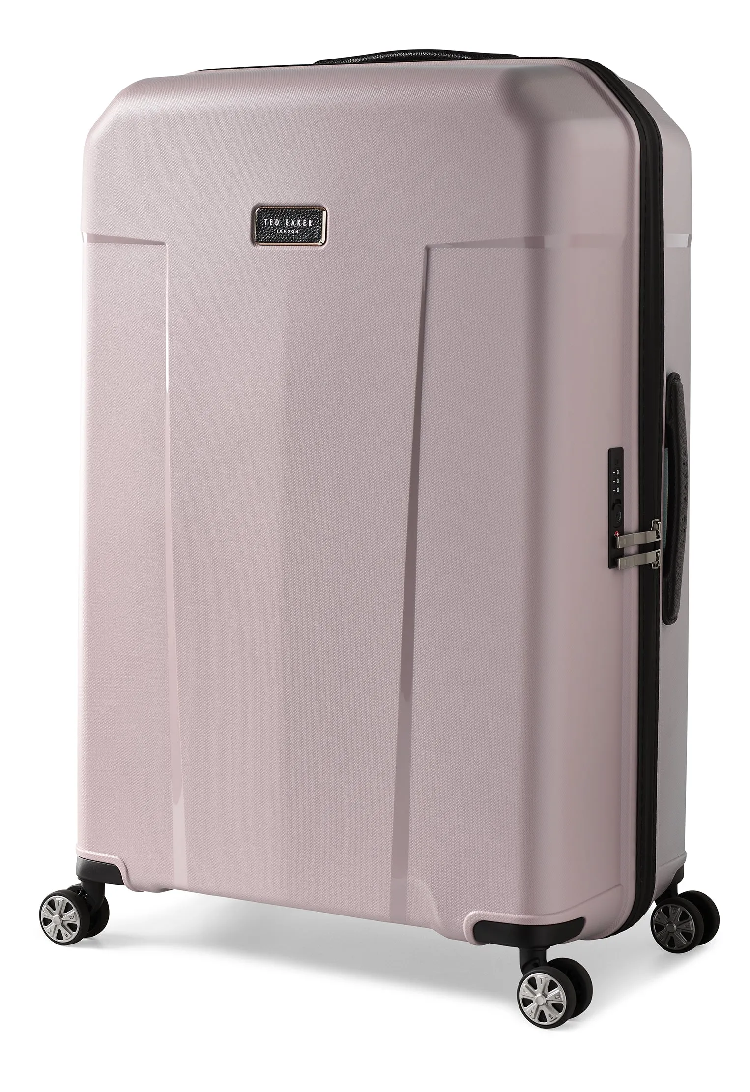 Ted baker Ted Baker Flying Colours Hardside Trolley 4 Wheel Spinner, TSA Lock, Lightweight Suitcase, Men and Women