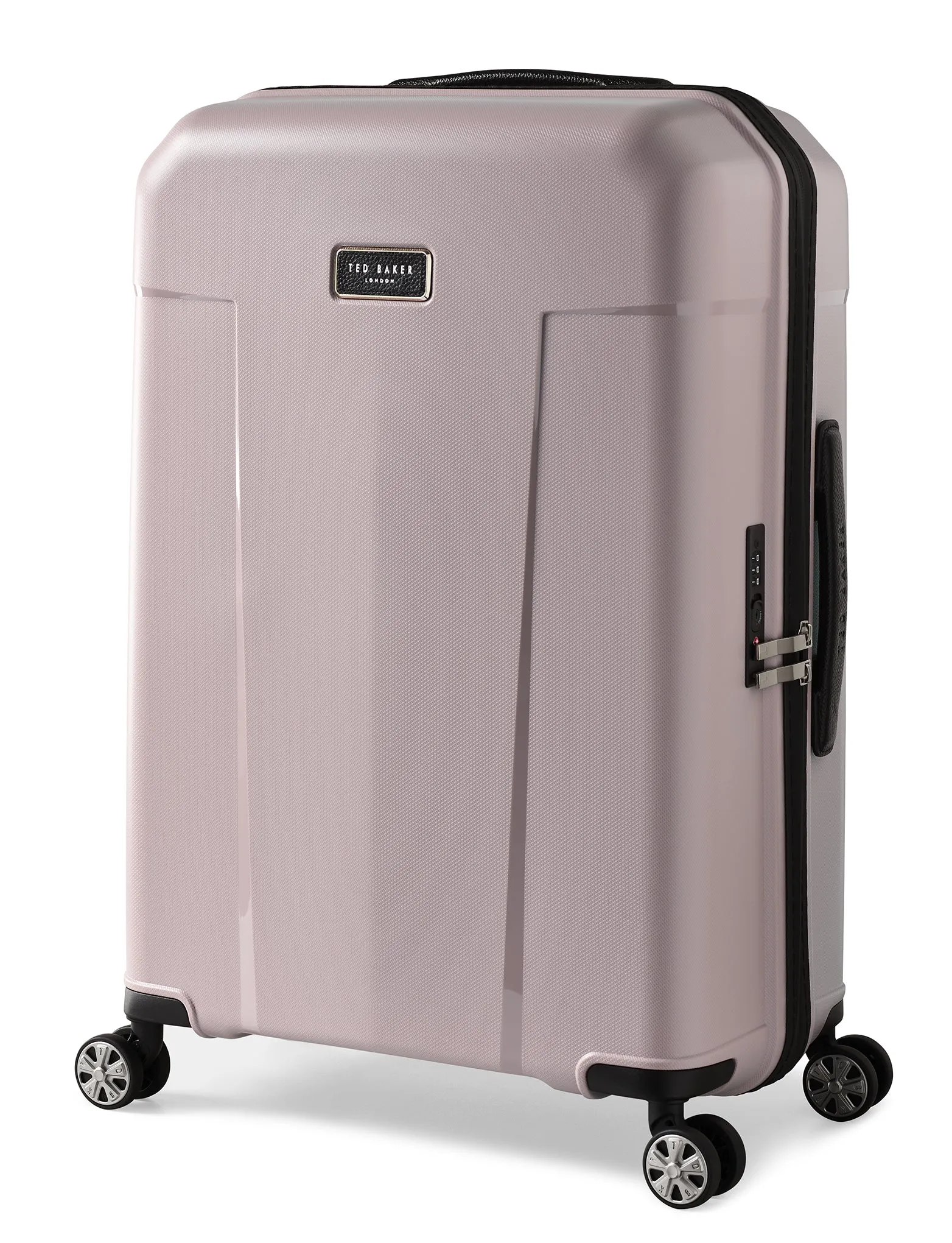 Ted baker Ted Baker Flying Colours Hardside Trolley 4 Wheel Spinner, TSA Lock, Lightweight Suitcase, Men and Women