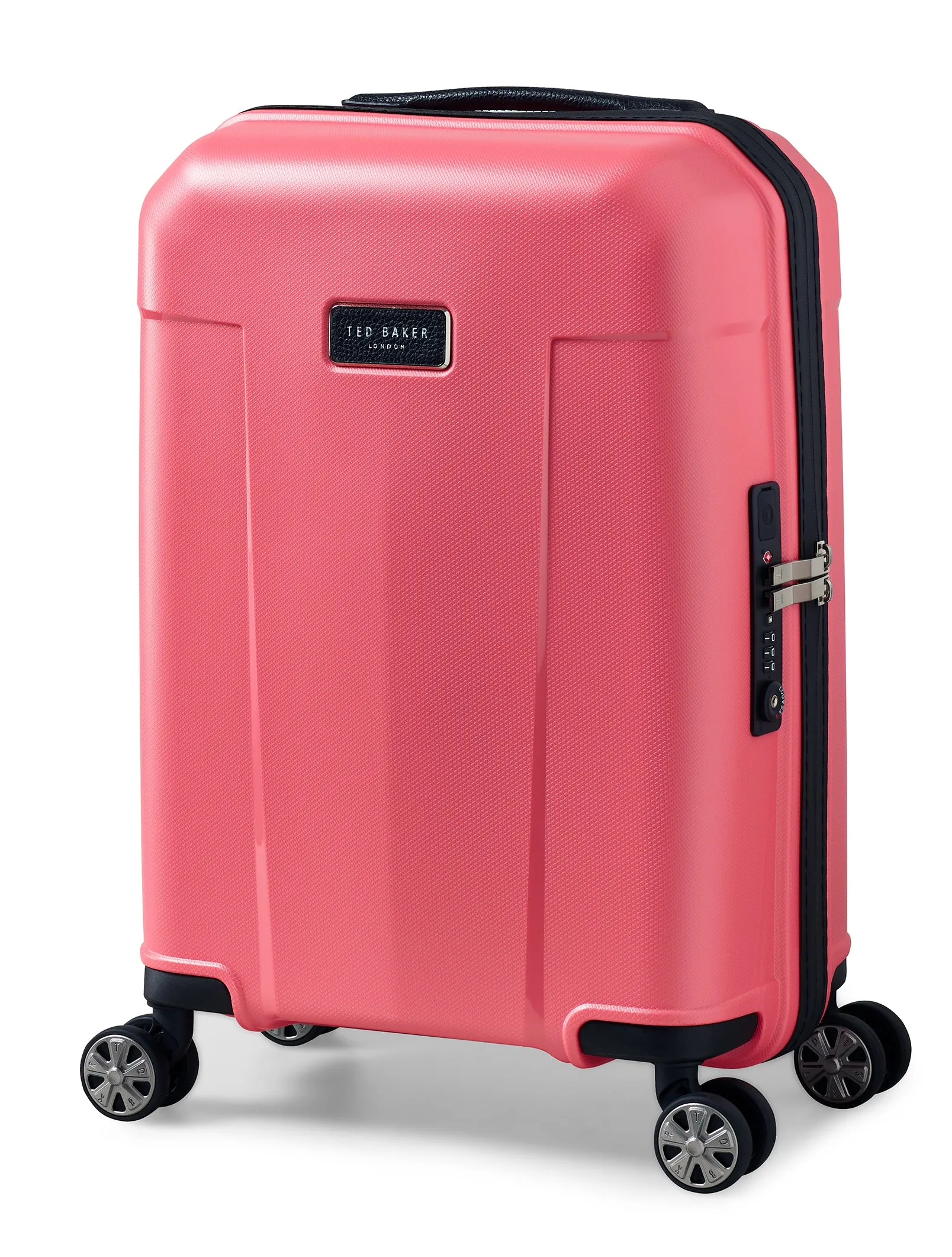 Ted baker Ted Baker Flying Colours Hardside Trolley 4 Wheel Spinner, TSA Lock, Lightweight Suitcase, Men and Women