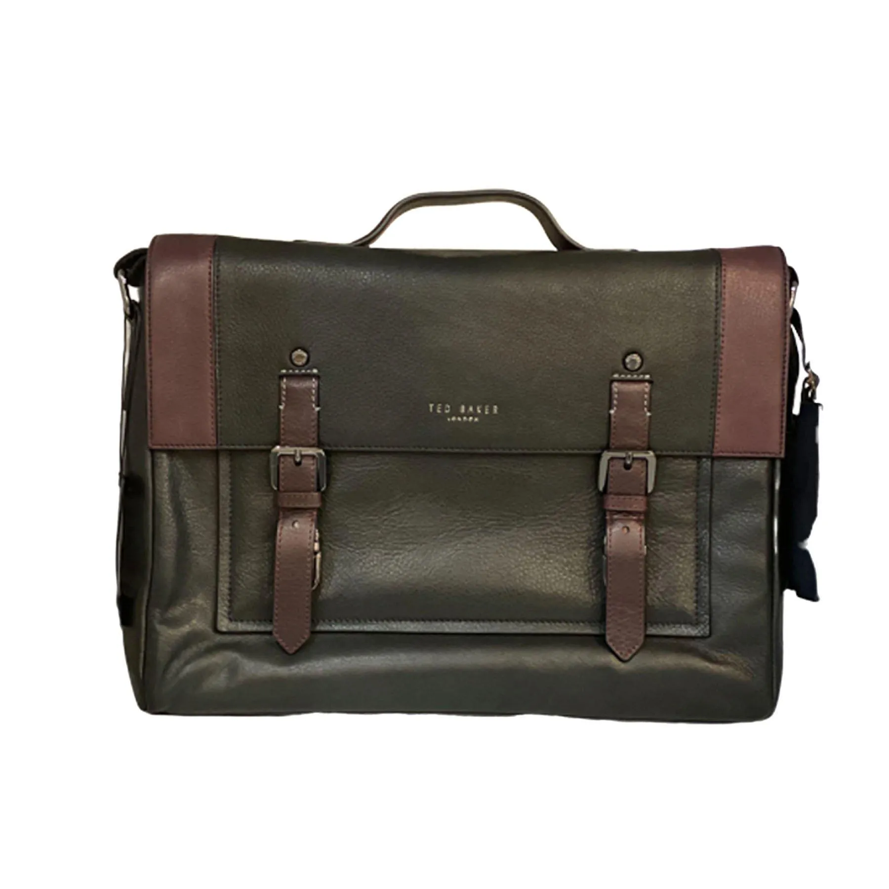 Ted Baker Tonal Leather Messenger Bag