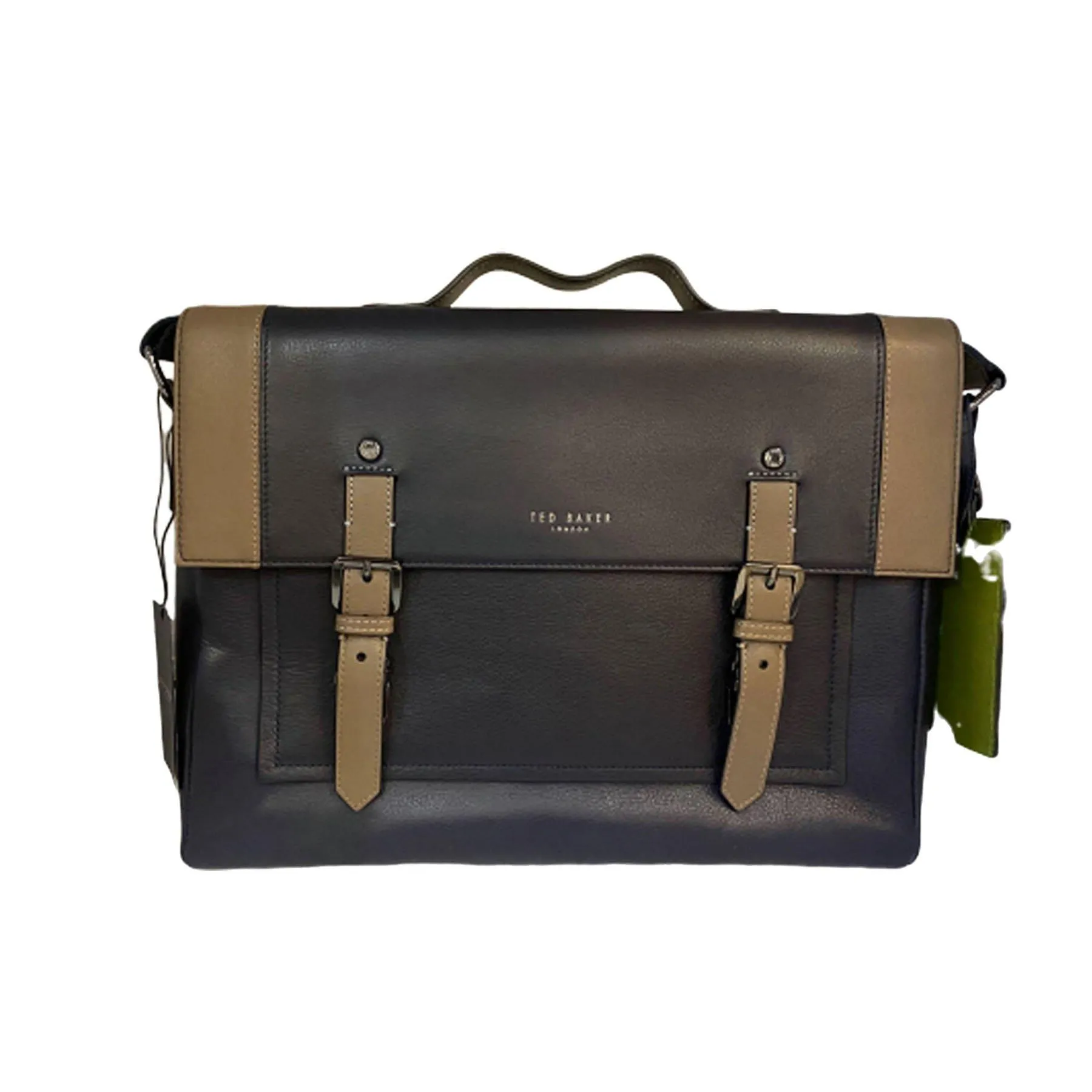 Ted Baker Tonal Leather Messenger Bag