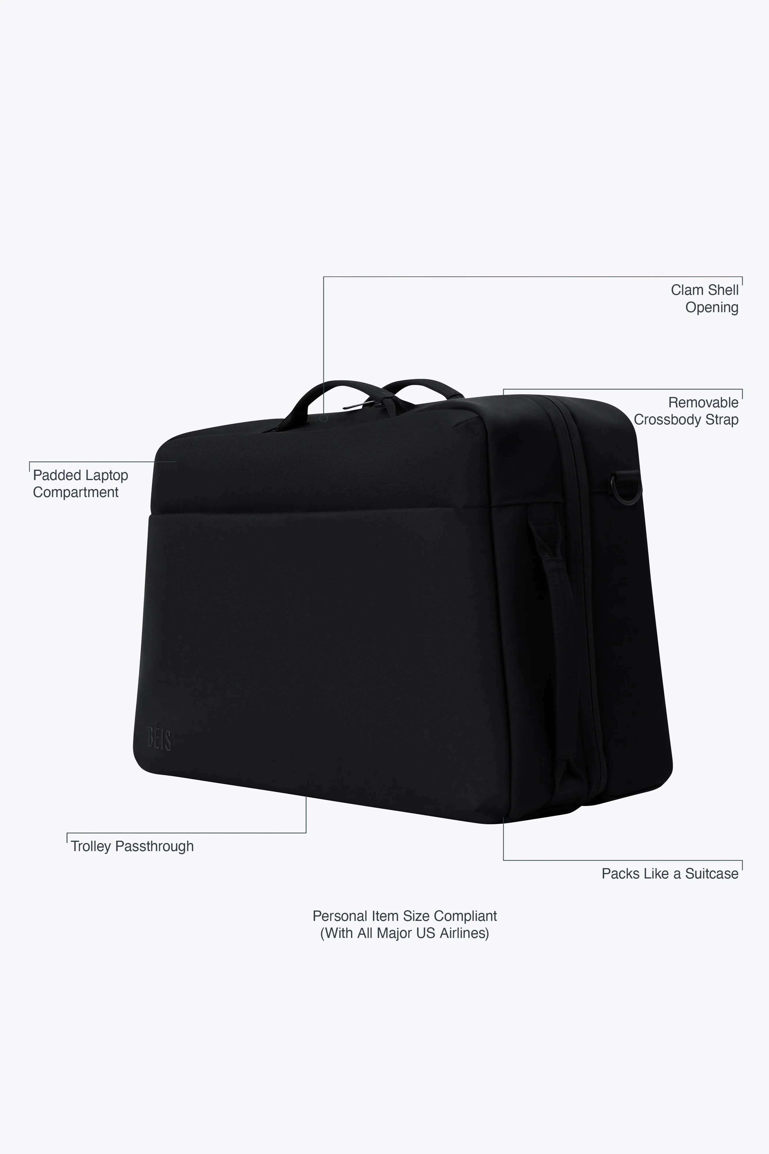 The Pet Carrier in Black
