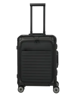TRAVELITE Next Spinner (4 wheels) 55cm with Front Pocket - Black