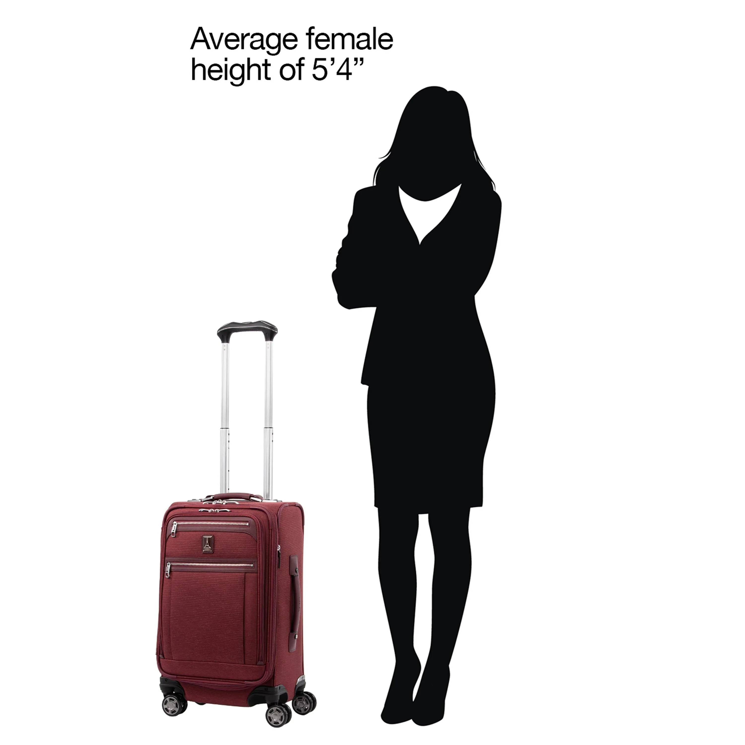 TravelPro Platinum Elite 21" 4-Wheel Carry-On Luggage