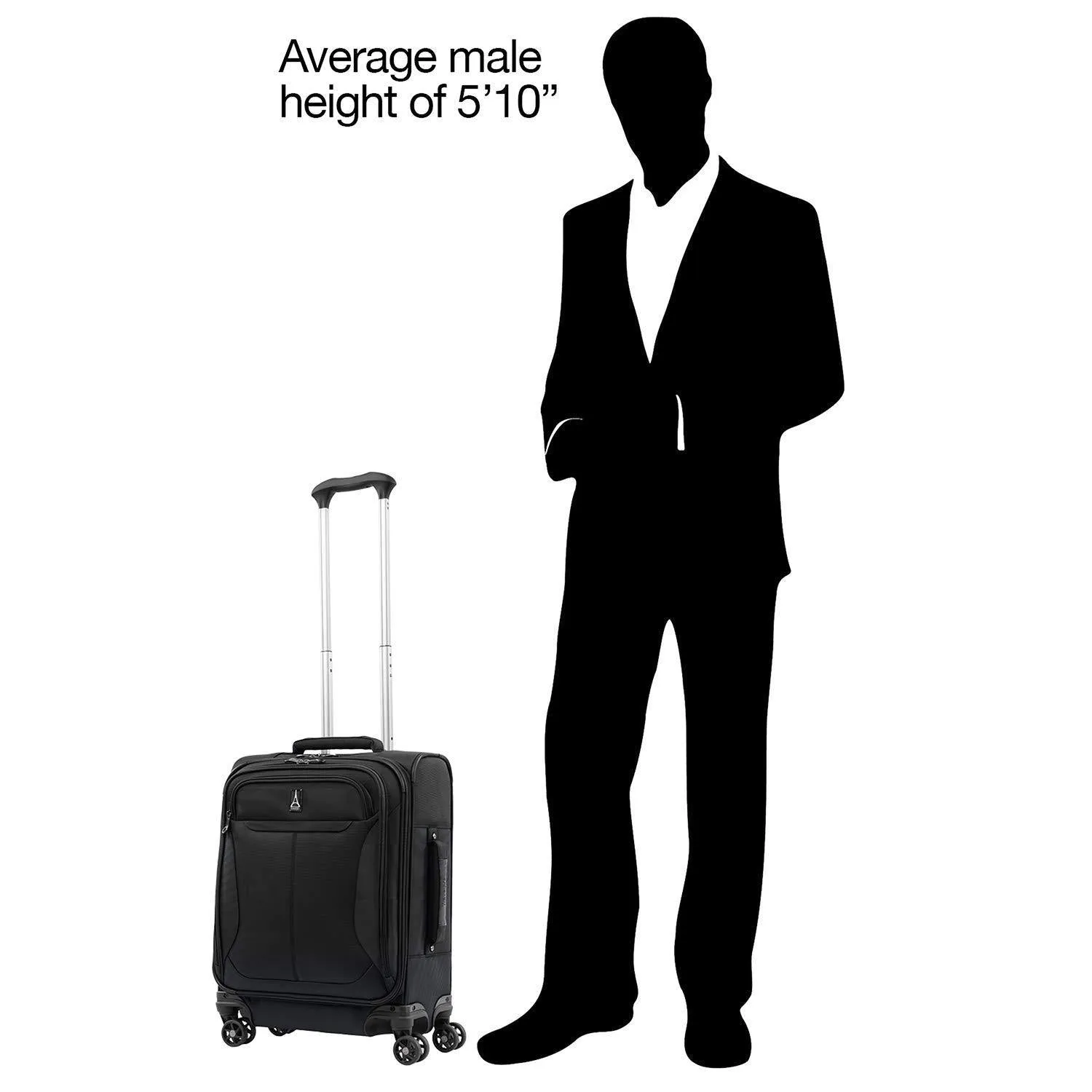 TravelPro Tourlite 19" 4-Wheel International Carry-On Luggage