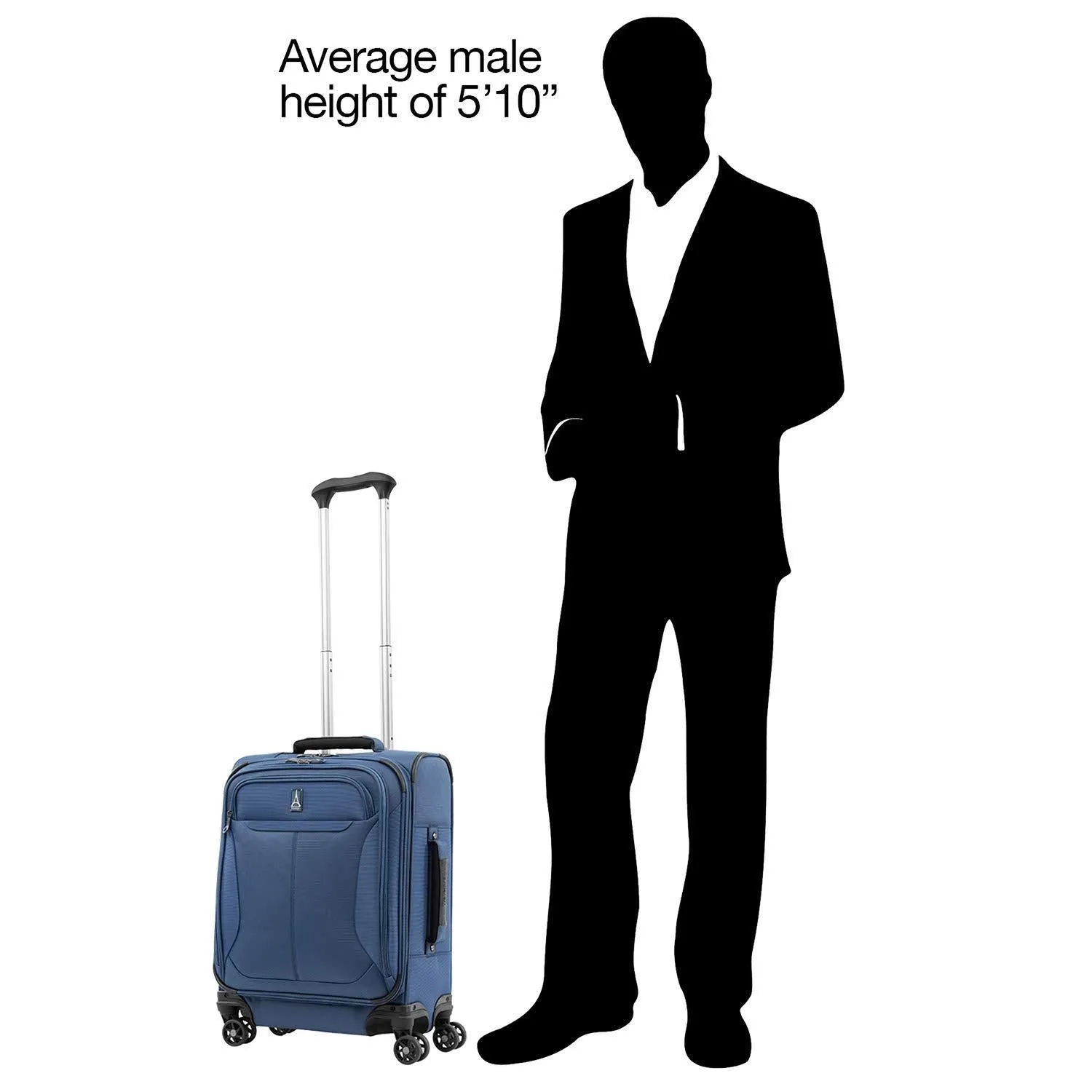 TravelPro Tourlite 19" 4-Wheel International Carry-On Luggage