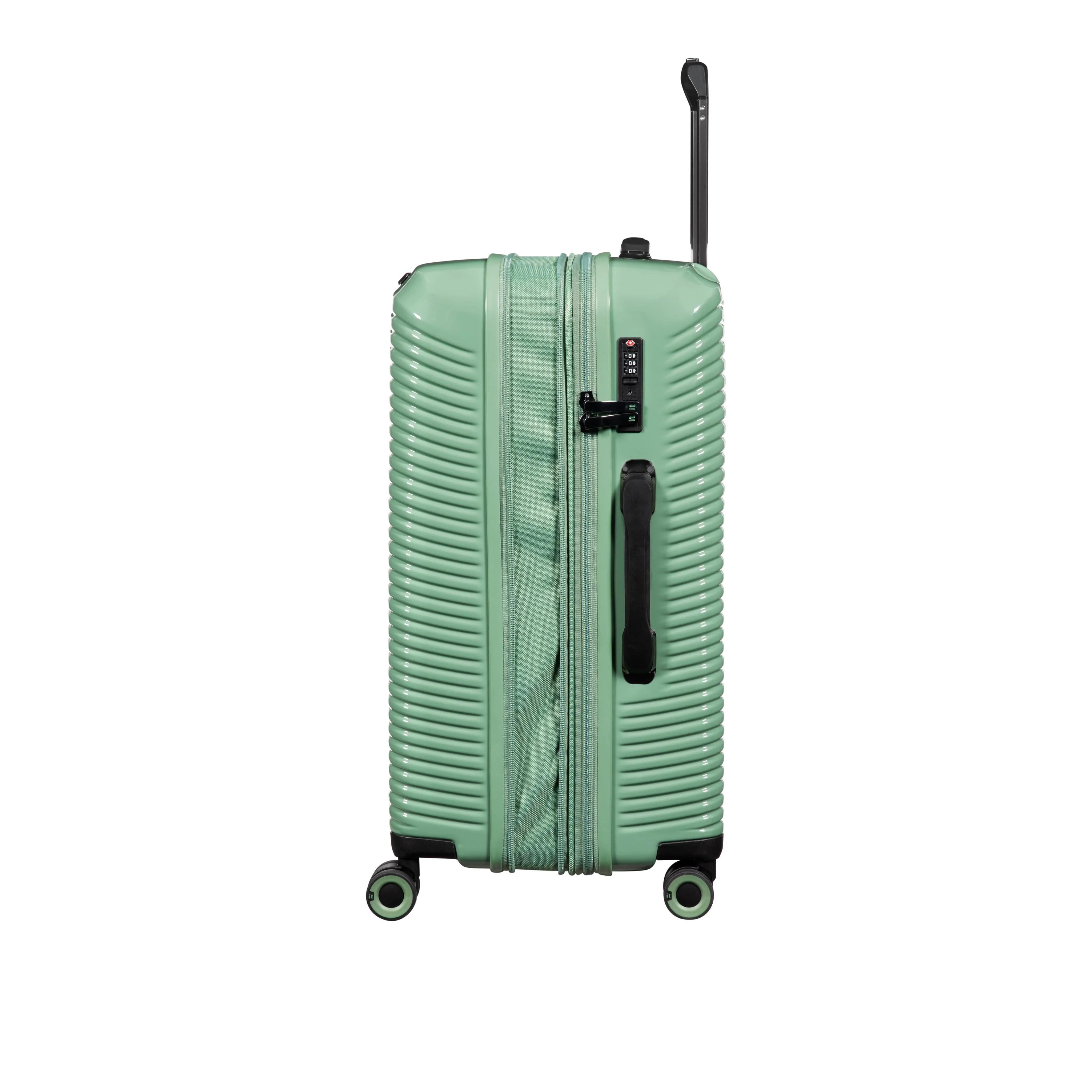 Traversed 21" Hardside Carry-On 8 Wheel Expandable Spinner (Hedge Green)