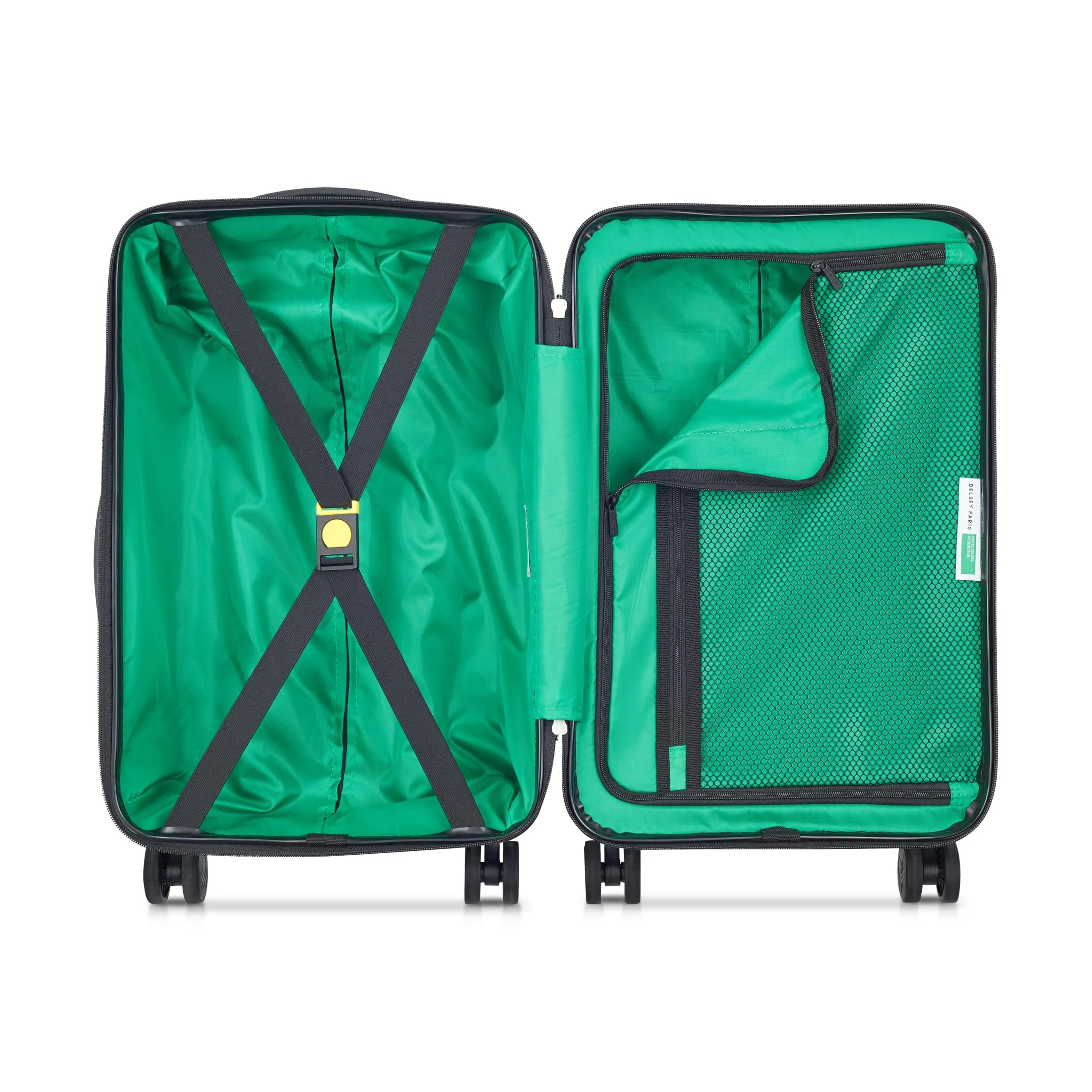 United Colors of Benetton Now Hardside Luggage with Spinner Wheels